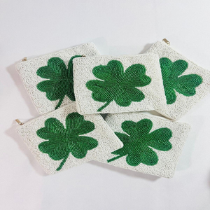 Monedero bordado con cuentas de diseño personalizado con patrones únicos, monedero bordado con cuentas hecho a mano para uso diario. - Product Image 3