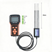 Enregistreur de données de capteur 8 en 1 de haute précision RS485, profondeur de 20 cm, humidité du sol, température, EC, salinité, NPK, PH, pour la ferme