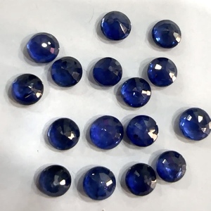 Zafiro Azul de Corte Redondo de 5 mm, Tratado con Difusión, Grado AAA, Gema Natural Preciosa Suelta para Joyería, Precio al por Mayor - Product Image 1
