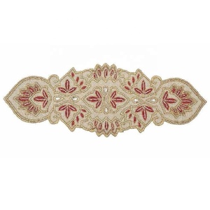 New Arrival Handmade Modern Style Glass Beaded <b>Table</b> <b>Runner</b> Decorative Farmhouse Rustic <b>Table</b> <b>Runner</b> for Dining <b>Table</b> Decoration - Product Image 1