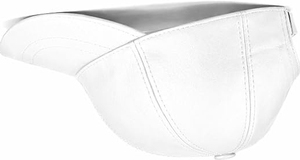 Casquette de baseball unisexe en cuir PU violet, 6 panneaux, couleur unie, style décontracté, 100% cuir de mouton véritable, sangle arrière réglable - Product Image 5