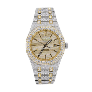 นาฬิกาเพชรคุณภาพสูงสั่งทำพิเศษ ฝังเพชรแล็บโกรว์ ตัวเรือนสแตนเลสสตีล คุณภาพดีที่สุดสำหรับผู้ชาย - Product Image 1