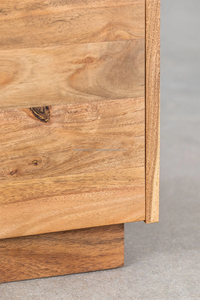 Bibliothèque moderne simple Armoire en bois massif avec trois tiroirs pour la décoration intérieure Bibliothèques Salon Meubles de maison - Product Image 5