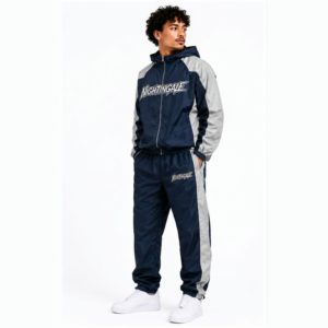 Survêtement coupe-vent personnalisé OEM pour homme, vêtements de sport en polyester, ensemble de jogging pour homme, survêtements d'hiver pour homme - Product Image 4
