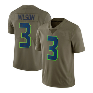 Men's High Quality Custom Breathable Plus Size American Football Jersey Short Sleeve Sports Wear OEM Service 100% <b>Polyester</b> - Product Image 5