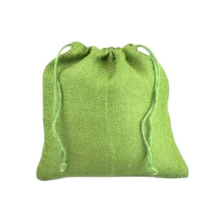 Оптовая продажа, дешевые маленькие подарочные сумки из натуральной мешковины