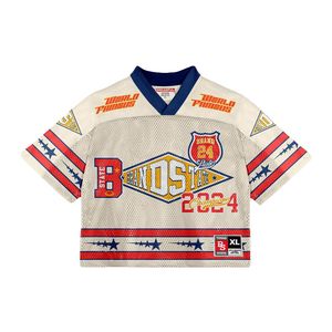 เสื้อผ้าสตรีทแวร์แบบสั่งทำพิเศษสำหรับผู้ชาย เสื้อเจอร์ซีย์ฟุตบอล บาสเก็ตบอล ซอคเกอร์ ต้านเชื้อแบคทีเรีย แห้งเร็ว พิมพ์ลาย ทรงบ็อกซี่ โอเวอร์ไซส์ - Product Image 6