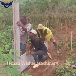 آلة صنع أعمدة خرسانية شبه أوتوماتيكية على شكل حرف H مع صفوف متعددة لأعمدة السياج مسبقة الصنع بتصميم متين - Product Image 5