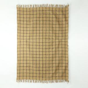 Bloque de mano algodón tiro a rayas cama sofá funda algodón transpirable suave tiro - Product Image 2