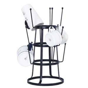 Elegante Organizzatore per Armadietto in Acciaio, Porta Tazze e Supporto per Bicchieri - Product Image 1