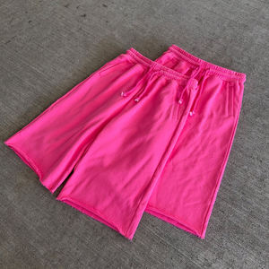 Pantalones Cortos Deportivos para Correr, de Color Liso, con Bolsillos, Pantalones Cortos Casuales de Verano para Hombre, Cintura Elástica con Cordón - Product Image 1