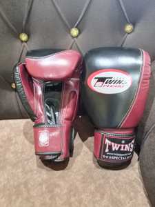 Twins Muaythai Boxing <b>Gloves</b> And Shin Pad Professional Real Cowhide Leather Sparring & Training <b>Gloves</b> Shin Guard - Product Image 4