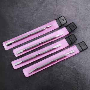 Dual-End Stainless Steel <b>Nail</b> Cuticle Pusher Tool Set Reusable Double Head Manicure Salon Grade - Product Image 6