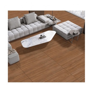 Carreaux de sol et de mur en porcelaine grand format aspect bois brillant concept sombre Conter Table Top Wall Back Decor Grandes dalles de carreaux - Product Image 3