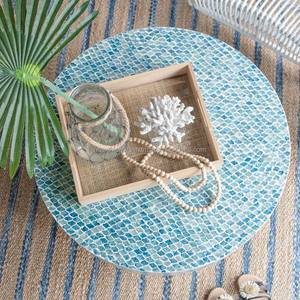 โรงงานผลิตและจำหน่ายโดยตรง เฟอร์นิเจอร์ห้องนั่งเล่น โต๊ะกาแฟฝังมุก โต๊ะมุก ผลิตในเวียดนาม - Product Image 3