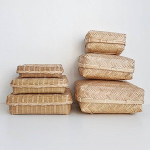 Boîte de rangement pour sandwichs bento en bambou, qualité supérieure, écologique, fournisseur vietnamien de boîtes à lunch - Product Image 3