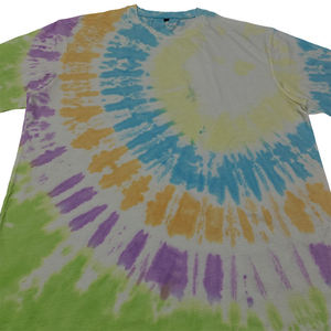 T-shirt Oversize Vintage en Polyester Tie-Dye Respirant à Séchage Rapide à Manches Courtes Uni pour Homme – 100% Coton – Vente en Gros - Product Image 4