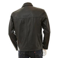 Blouson Moto Classique en Cuir de Vachette pour Homme – Coupe Décontractée, Fermeture Éclair Intégrale, Écologique, Anti-Bactérien, Imperméable et Séchage Rapide – Collection Printemps