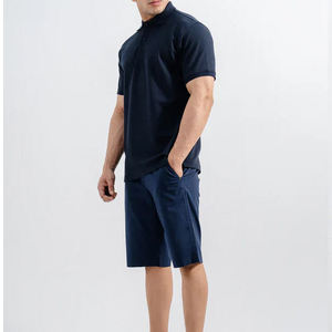 Men's <b>Polyester</b>/Cotton Knitted Printed <b>t</b> <b>Shirts</b> with Anti-Wrinkle Feature Pocket Design Short Sleeves - Product Image 1