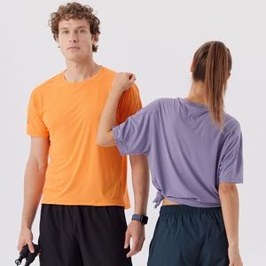 T-shirt de sport unisexe HonFit à séchage rapide, manches courtes, respirant, en mesh, pour activités multisports - Product Image 5