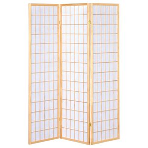 Porch and Den Natural 3 <b>Panel</b> Folding Shoji <b>Screen</b> Portable Room Divider - Product Image 3