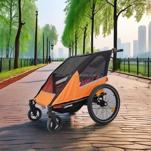 Remolque para Bicicleta Individual con Diseño Ligero y Tela Resistente al Agua para Facilitar el Transporte por el Sendero, Carga Máxima de 28 kg - Product Image 5