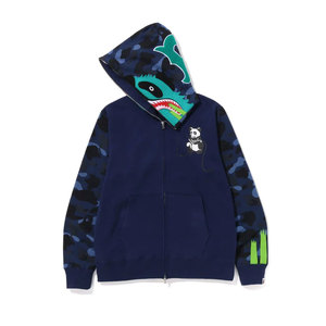 Sudadera con capucha y cremallera completa de algodón de 300 g/m² para hombre, personalizada con estampado en relieve y bordado, del fabricante - Product Image 3