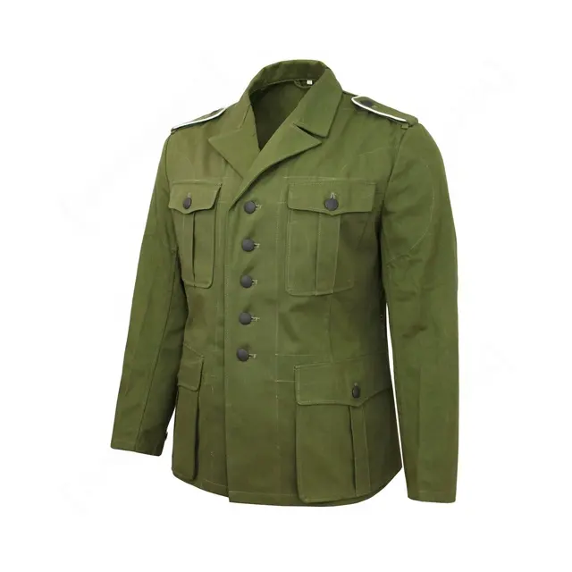 Paquistão fabricante venda inteira WW2 Alemão DAK Túnica Repro Camisa Top Jacket segurança Uniforme qualidade superior