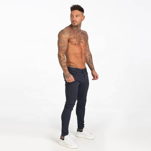 Pantalones de Hombre Gingtto, Jeans Ajustados de Mezclilla, Pantalones para Hombre - Product Image 5
