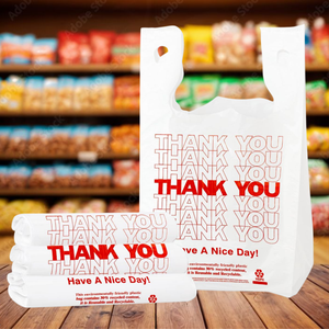 OEM Factory Plastic Shopping <b>Bags</b> HDPE Poly <b>Packaging</b> <b>Bags</b> Custom Logo Waterproof Tear Resistant Strong - Product Image 1