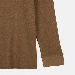 Chemise élégante en tricot gaufré, texture côtelée, tissu premium, idéale pour la superposition et les tenues décontractées - Product Image 6