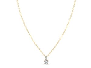 REYES Collar de Moissanita Certificada GRA en Oro Blanco de 14K, 18K, 22K de Calidad Premium, Regalo de Cumpleaños Perfecto para Mujeres, Joyería Fina - Product Image 5
