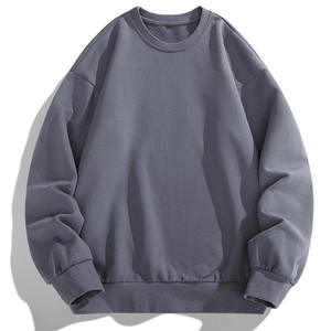 Nouveau style – Sweat à capuche uni pour homme, 100 % coton doublé, molleton bouclette 460 g – Personnalisation usine prise en charge BD - Product Image 3