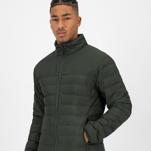 Chaqueta de Plumón para Hombre con Logotipo Personalizado, Reversible, Gruesa, Estilo Urbano, Color Sólido, Cierre de Cremallera, Acolchada, para Invierno - Product Image 4