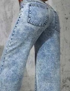 Women's Denim <b>Boot</b> Cut Mini Flare Tapered Ankle Jeans Cotton Eco-Friendly Knee-Length Stretch - Product Image 6