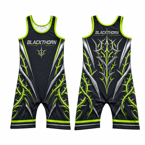 Traje de Lucha Libre para Mujer Adulta, 100% Elástico, Spandex Poliéster Transpirable, Logotipo y Tallas Personalizadas, Uniforme de Powerlifting - Product Image 3
