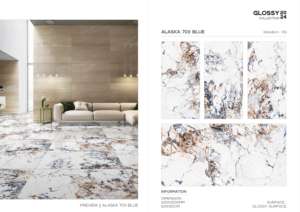 Azulejos de porcelana de calidad de exportación con superficie brillante en tamaño 60x120cm 600x1200mm 24x48 para proyectos de interior de alta gama - Product Image 2