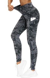 Leggings de yoga pour femmes de haute qualité avec coutures invisibles, pantalons de compression OEM pour vêtements de sport, logo personnalisé - Product Image 3
