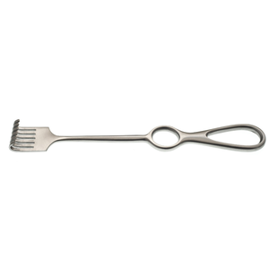 เครื่องมือถ่างเนื้อเยื่อแบบมือถือ Volkman Retractor ขนาด 8 1/2 นิ้ว หกแฉก ปลายทู่ ทำจากเหล็กกล้าไร้สนิม - Product Image 1