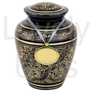 Urna Funeraria de Latón Villarose Elite, Diseño Dorado, Urna Conmemorativa para Cenizas Humanas, Fabricante OEM ODM - Product Image 3