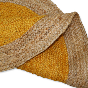 Handmade Custom Dimension Jute <b>Rug</b> 9x12 ft & 10x14 ft Braided <b>Natural</b> <b>Fiber</b> Carpet Bohemian Style Eco-Friendly Solid Color - Product Image 2