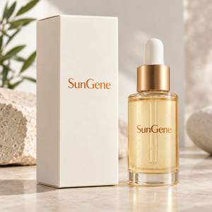 กล่องกระดาษพับได้อัตโนมัติ SunGene Ivory สำหรับขวดวิตามินเซรั่ม - Product Image 2