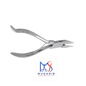 Pince à ongles incarnés ergonomique avec poignées articulées, ressort unique, finition mate, en acier inoxydable durable, à mâchoires larges et lame tranchante - Product Image 4