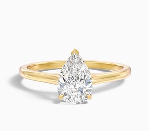 Pear Cut Moissanite 925 Sterling Silver Rhodium Plated Claw Setting Luxury Engagement Wedding Party Promise <b>Ring</b> <b>Dainty</b> - Product Image 2