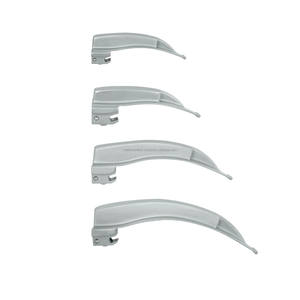 Ensemble de laryngoscopes vétérinaires à fibre optique Macintosh avec 4 lames courbées pour intubation des voies respiratoires, certifié CE ISO, logo personnalisé, Medivolve MI-600133 - Product Image 4