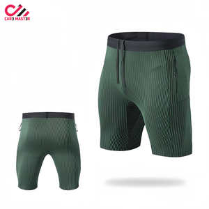 Pantalones Cortos de Compresión para Hombre, Estilo Casual, Tejido Elástico de Spandex/Poliéster, Cintura Elástica, Secado Rápido, Alta Calidad - Product Image 5