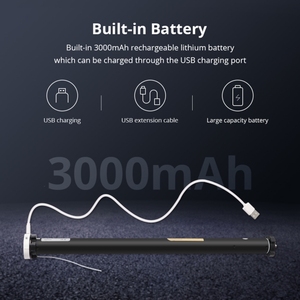 Motore per Tapparelle Elettriche Zemismart RF Ricaricabile per Tubi da 37mm Compatibile con Pannello Solare Tuya Alexa Google Home - Product Image 2