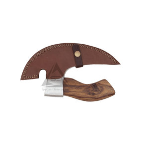 Cuchillo para Pizza de Acero Inoxidable con Mango de Madera de Alta Calidad, Personalizable en Tamaño y Color, Se Acepta Logotipo Personalizado, Garantía de 3 Años - Product Image 4