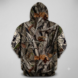 Sudadera con Capucha de Camuflaje para Hombre, Diseño Personalizado de Alta Calidad OEM 2026, con Patrón de Ciervo, Cálida, de Poliéster, para Uso en Exteriores - Product Image 3