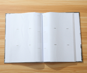 Photo Album with Writing Space 100 Photos Memo <b>Notes</b> 4R Memory <b>Book</b> - Product Image 4